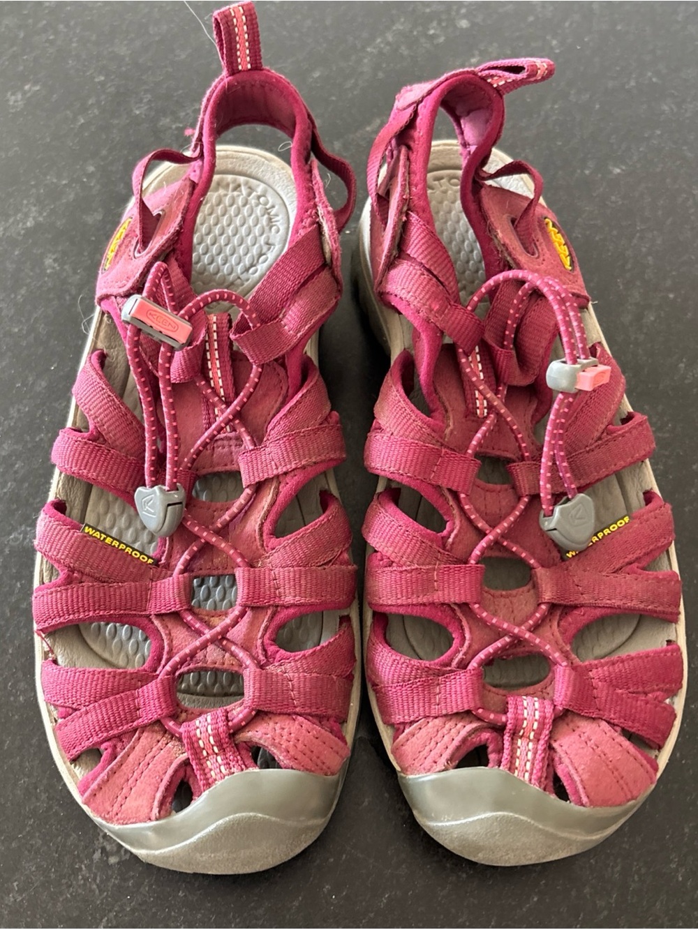 Keen Women's Magenta/Tan Waterproof Sport Sandals